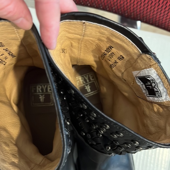 Frye studded black leather Jenna boot - Picture 6 of 12